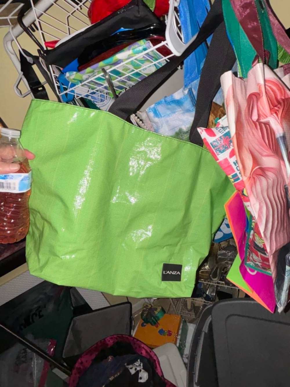 Reusable Biodegradable Rareform x Lanza 100% Recycled Material Large Green Tote